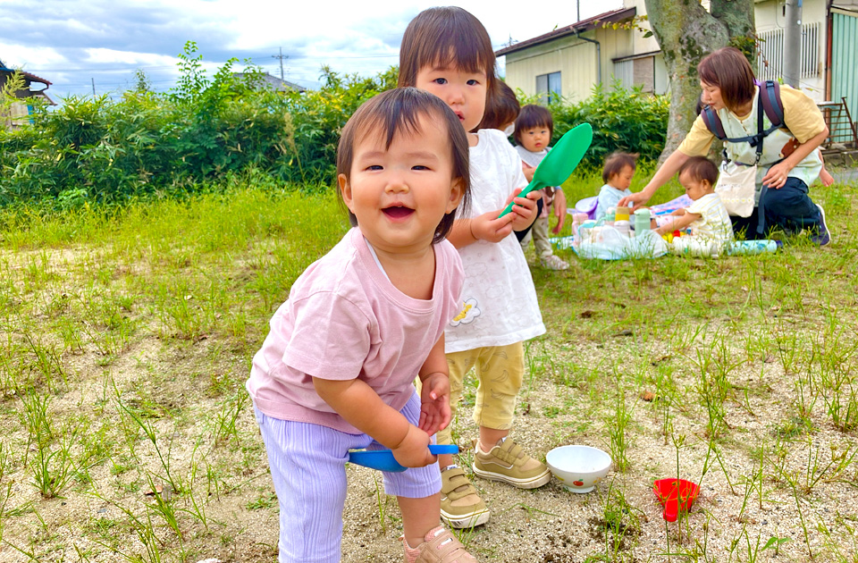 2024年9月 SuruSuスルス上陽こども園 戸外遊びの様子