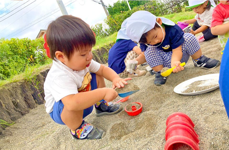 2024年10月 SuruSuスルス上陽こども園 戸外遊びの様子