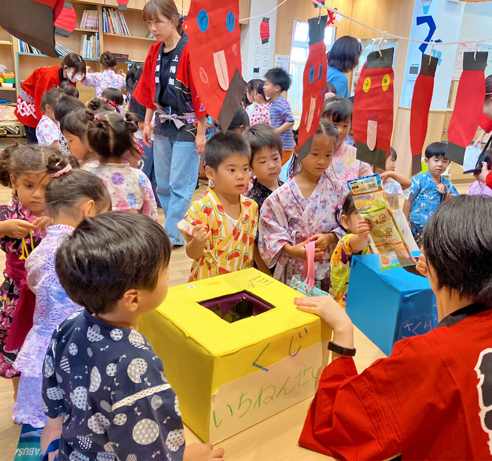 2025年7月 SuruSu上陽こども園 夏祭りの様子