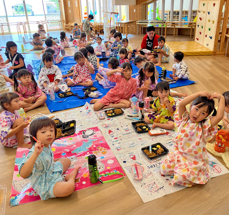 2025年7月 SuruSu上陽こども園 夏祭りの様子