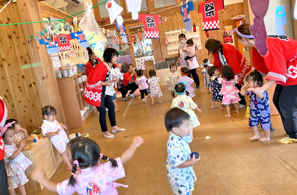 2025年7月 SuruSuスルス上陽こども園 夏祭りの様子
