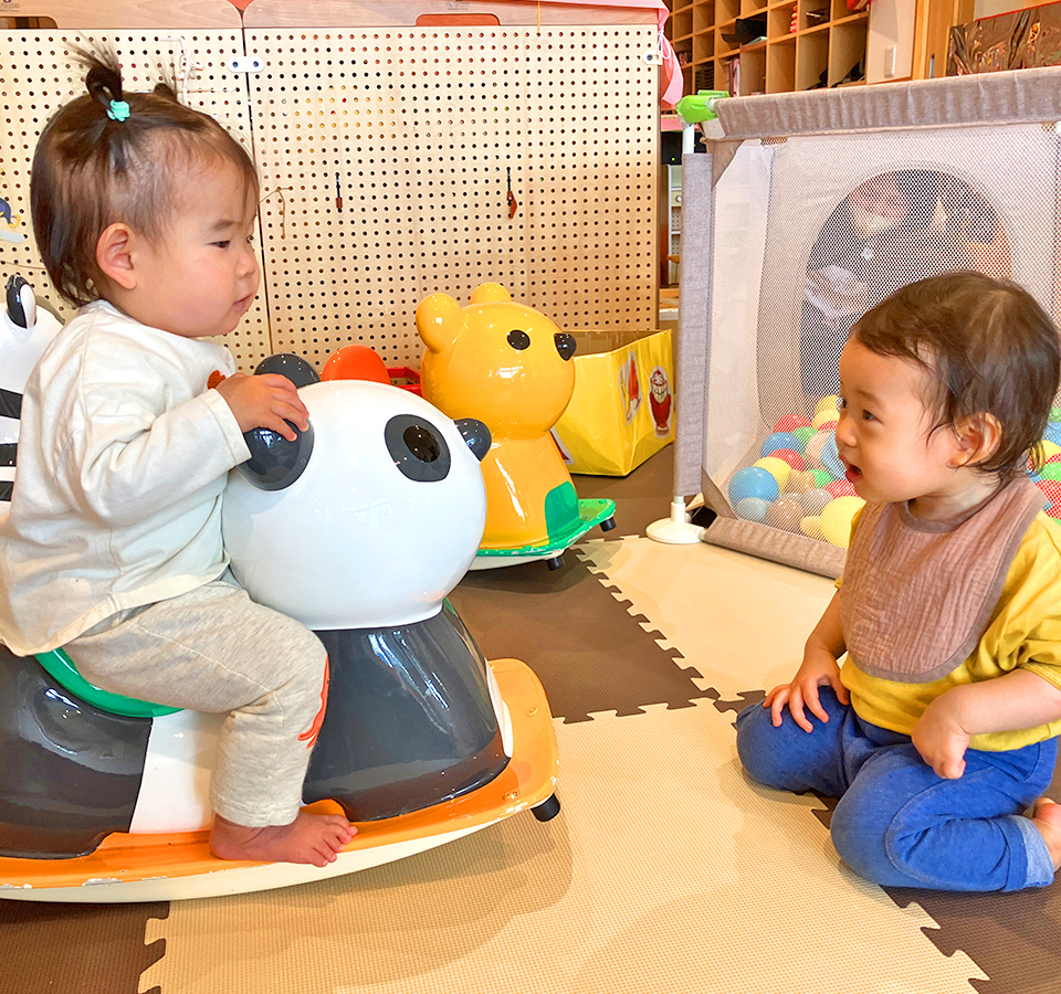 2026年4月 SuruSu上陽こども園 子ども同士の交流の様子