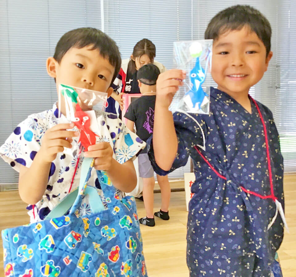 2024年8月 SuruSu祝昌こども園 夏祭りの子ども達の様子