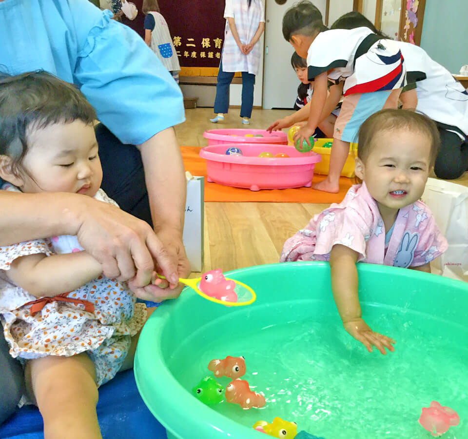 2024年8月 SuruSu祝昌こども園 夏祭りの子ども達の様子