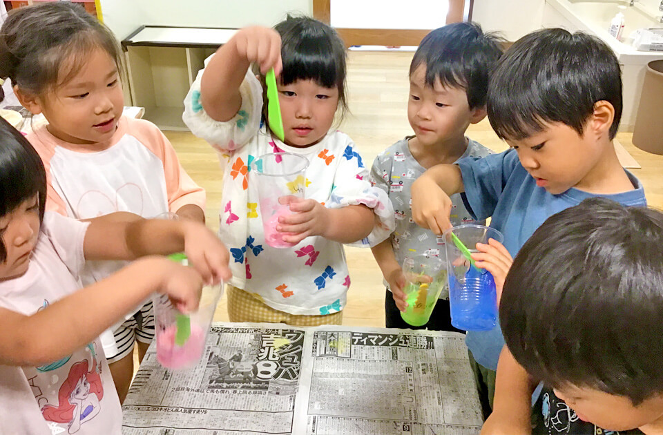 2024年9月 SuruSu祝昌こども園 室内遊びの子ども達の様子