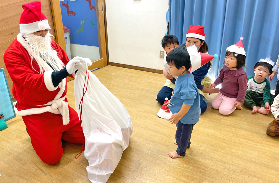 2024年12月 SuruSu祝昌こども園 クリスマス会の様子