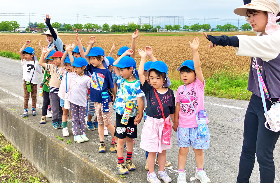 2025年6月 SuruSu祝昌こども園 散歩の様子