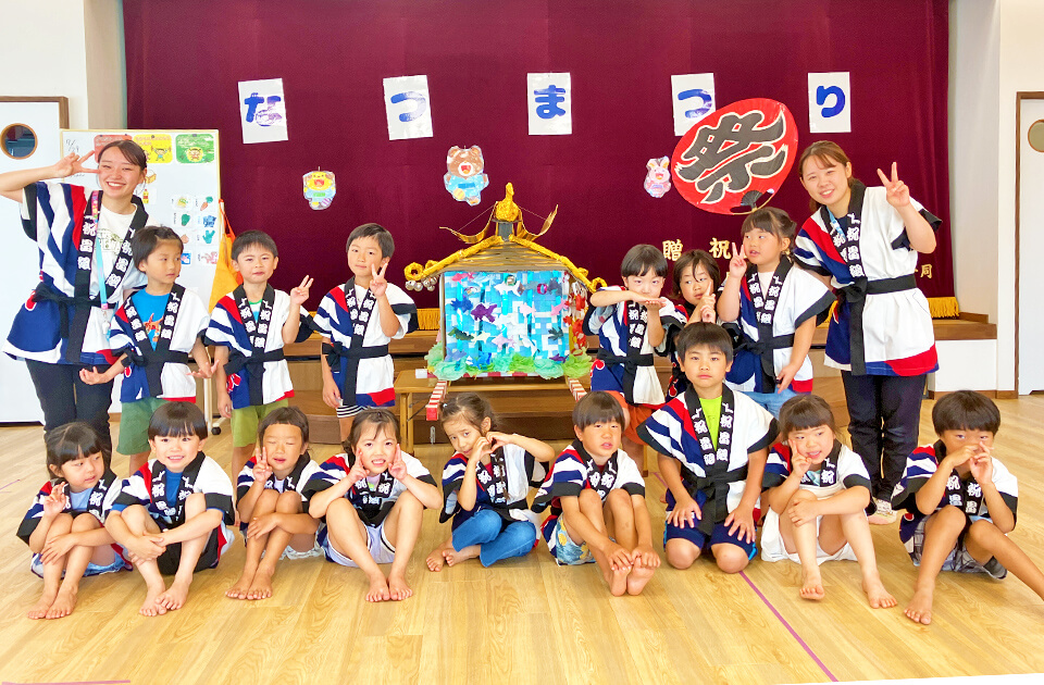2025年8月 SuruSu祝昌こども園 おみこしの様子