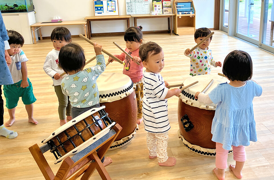 2025年10月 SuruSu祝昌こども園 秋のスイーツ作りの様子